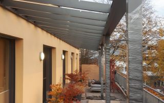 Hospiz Salzgitter Baufortschritte Terrassenüberdachung