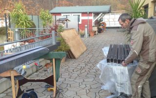 Hospiz Salzgitter Baufortschritte Terrassenüberdachung