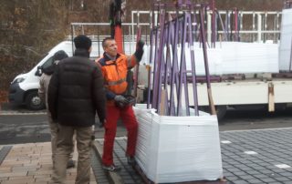 Hospiz Salzgitter Baufortschritte Terrassenüberdachung