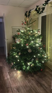 Hospiz Salzgitter – Tannenbaum geschmückt Hospiz Salzgitter - Tannenbaum geschmückt