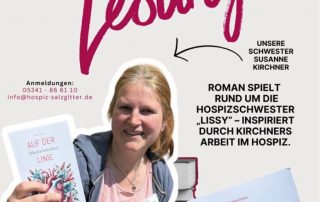 Ankündigung zur Vorstellung des 2. Buches unserer Krankenschwester Susanne Kirchner