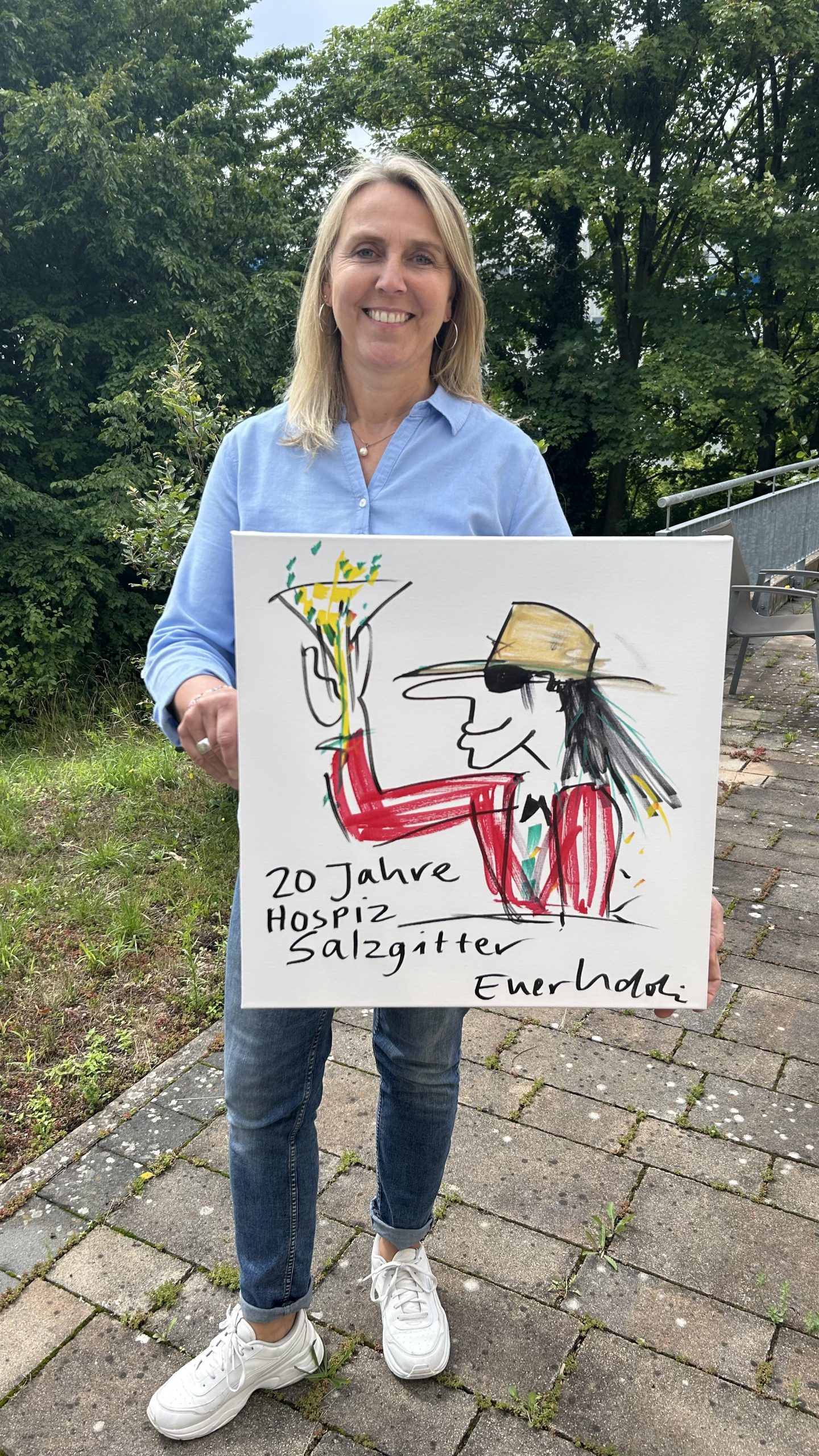 Gemälde von Udo Lindenberg für Versteigerung beim Benefizkonzert Gemälde von Udo Lindenberg für Versteigerung beim Benefizkonzert