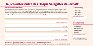 SEPA Spendenformular